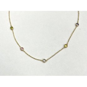 GARGANTILLA ORO AMARILLO PIEDRA                                       