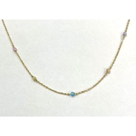 GARGANTILLA ORO AMARILLO PIEDRA                                       
