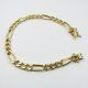 PULSERAS CABALLERO ORO AMARILLO