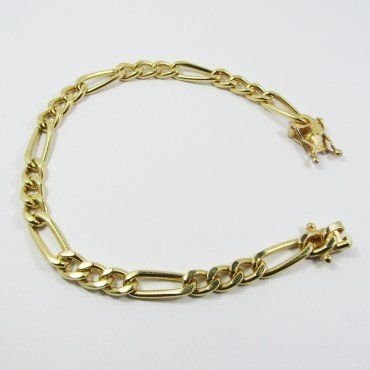 PULSERAS CABALLERO ORO AMARILLO