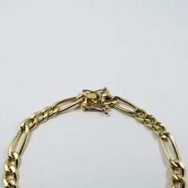 PULSERAS CABALLERO ORO AMARILLO