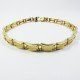 PULSERAS CABALLERO ORO AMARILLO ITALIANO
