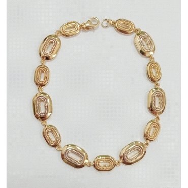 PULSERA SRA. ORO BICOLOR                                              