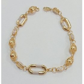 PULSERA SRA. ORO BICOLOR                                              