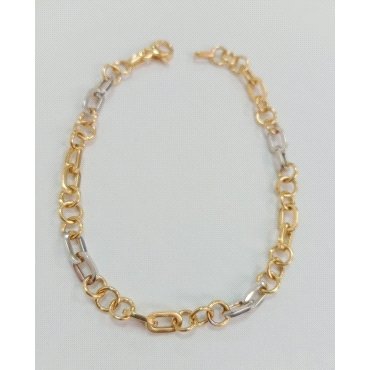 PULSERA SRA. ORO BICOLOR                                              