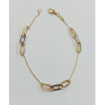 PULSERA SRA. ORO BICOLOR                                              