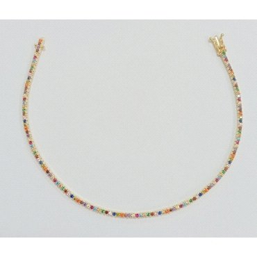 PULSERA SRA. ORO AMARILLO PIEDRA                                      