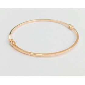 PULSERA  ARO SRA. ORO AMARILLO LISA                                   