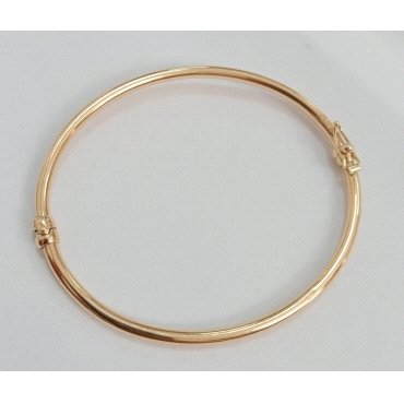 PULSERA ARO  SRA. ORO AMARILLO LISA                                   