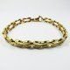 PULSERAS CABALLERO ORO AMARILLO ITALIANO