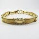 PULSERAS CABALLERO ORO AMARILLO ITALIANO