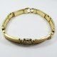 PULSERAS CABALLERO ORO AMARILLO ITALIANO