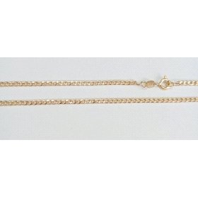 CADENAS AMARILLO 50 CM BARBADA HUECA 2.5M/M GROSOR                    