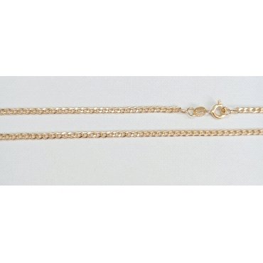 CADENAS AMARILLO 50 CM BARBADA HUECA 2.5M/M GROSOR                    