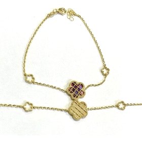 PULSERA SRA. ORO AMARILLO PIEDRA                                      