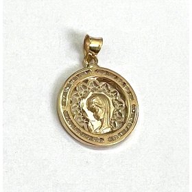 MEDALLAS ORO AMARILLO PIEDRA                                          