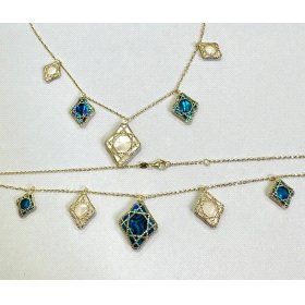 GARGANTILLA ORO AMARILLO PIEDRA                                       