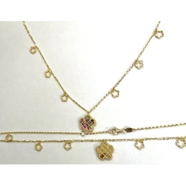 GARGANTILLA ORO AMARILLO PIEDRA                                       