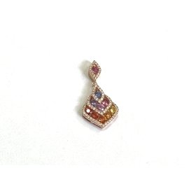 COLGANTE ORO ROSA  CON BR 0.28 CCT0.94                                