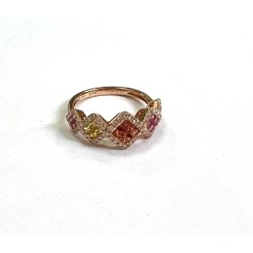 SORTIJA ORO ROSA  CON BR 0.36 CCT 0.89                                