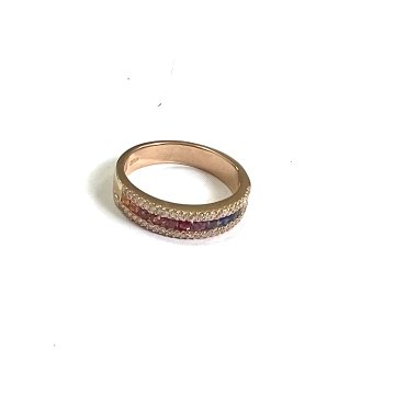 SORTIJA ORO ROSA  CON BR 0.21 CCTZR 0.52                              