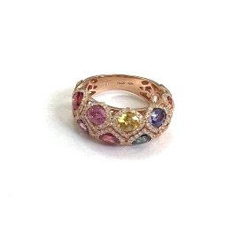 SORTIJA ORO ROSA  CON BR 0.44 CCT 2.77                                