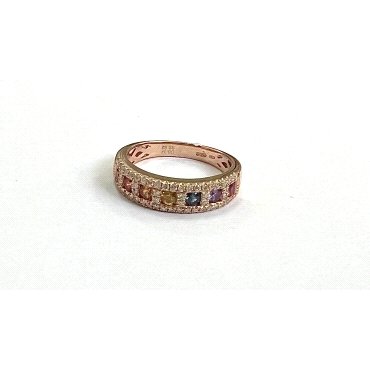 SORTIJA ORO ROSA  CON BR 0.32 CCT 0.52                                