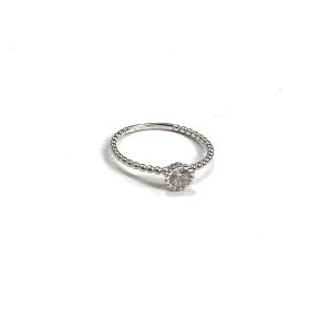 SORTIJA ORO BLANCO PIEDRA                                             