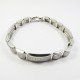 PULSERAS CABALLERO ORO BLANCO ITALIANA L