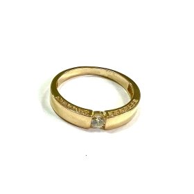 SORTIJA ORO AMARILLO PIEDRA                                           