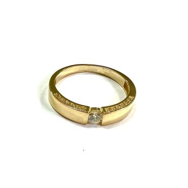 SORTIJA ORO AMARILLO PIEDRA                                           