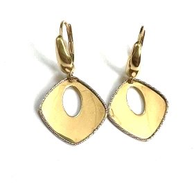 PENDIENTES ORO BICOLOR FANTASIA                                       
