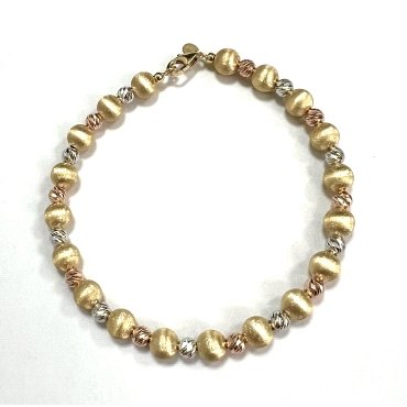 PULSERA SRA. ORO TRICOLOR                                             