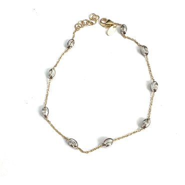 PULSERA SRA. ORO BICOLOR                                              