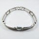 PULSERAS CABALLERO ORO BLANCO ITALIANA L