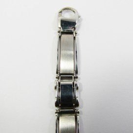 PULSERAS CABALLERO ORO BLANCO ITALIANA L