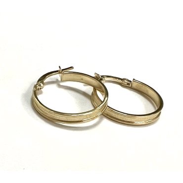 PENDIENTES ARO ORO AMARILLO LISA                                      