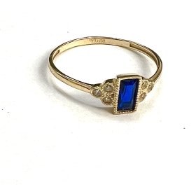 SORTIJA ORO AMARILLO PIEDRA                                           