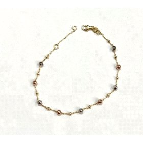 PULSERA SRA. ORO TRICOLOR                                             