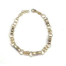 PULSERA SRA. ORO BICOLOR                                              