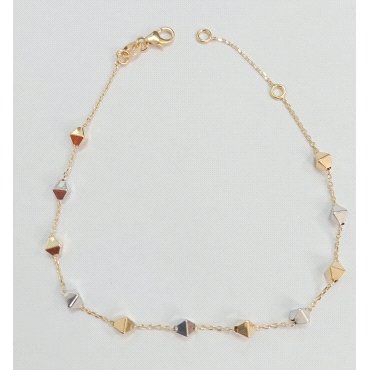 PULSERA SRA. ORO BICOLOR                                              