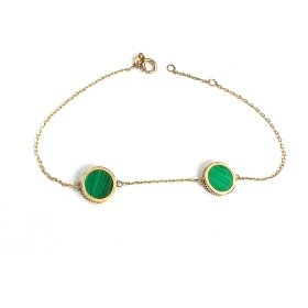 PULSERA SRA. ORO AMARILLO PIEDRA                                      