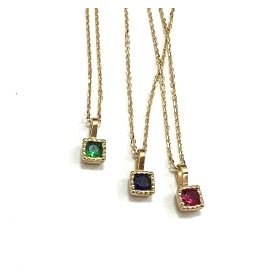 GARGANTILLA ORO AMARILLO PIEDRA                                       