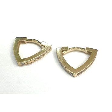 PENDIENTES ARO ORO AMARILLO PIEDRA                                    