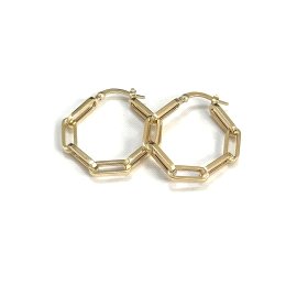 PENDIENTES ARO ORO AMARILLO LISA                                      