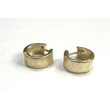PENDIENTES ARO ORO AMARILLO LISA                                      