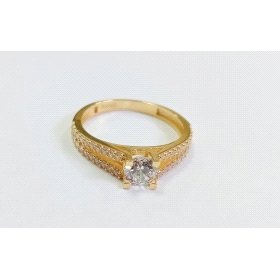 SORTIJA ORO AMARILLO PIEDRA                                           