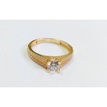 SORTIJA ORO AMARILLO PIEDRA                                           