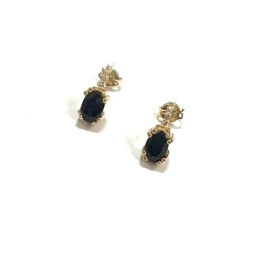 PENDIENTES ORO AMARILLO BRILLANTES                                    