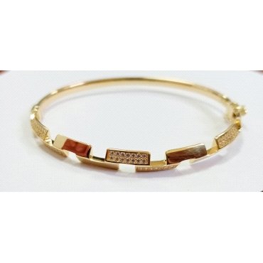 PULSERA SRA.  ARO ORO AMARILLO PIEDRA                                 